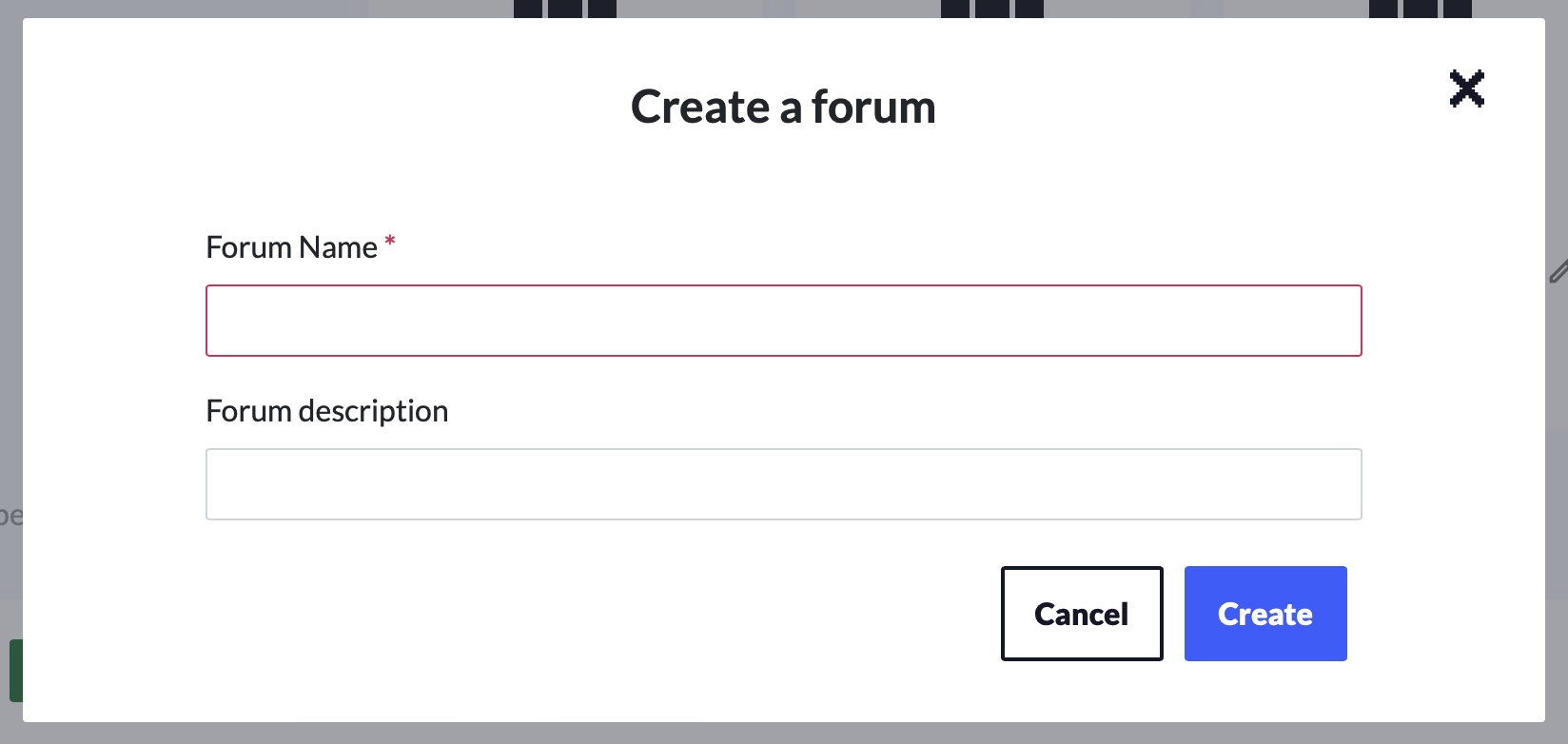 Create a forum in WorkAdventure