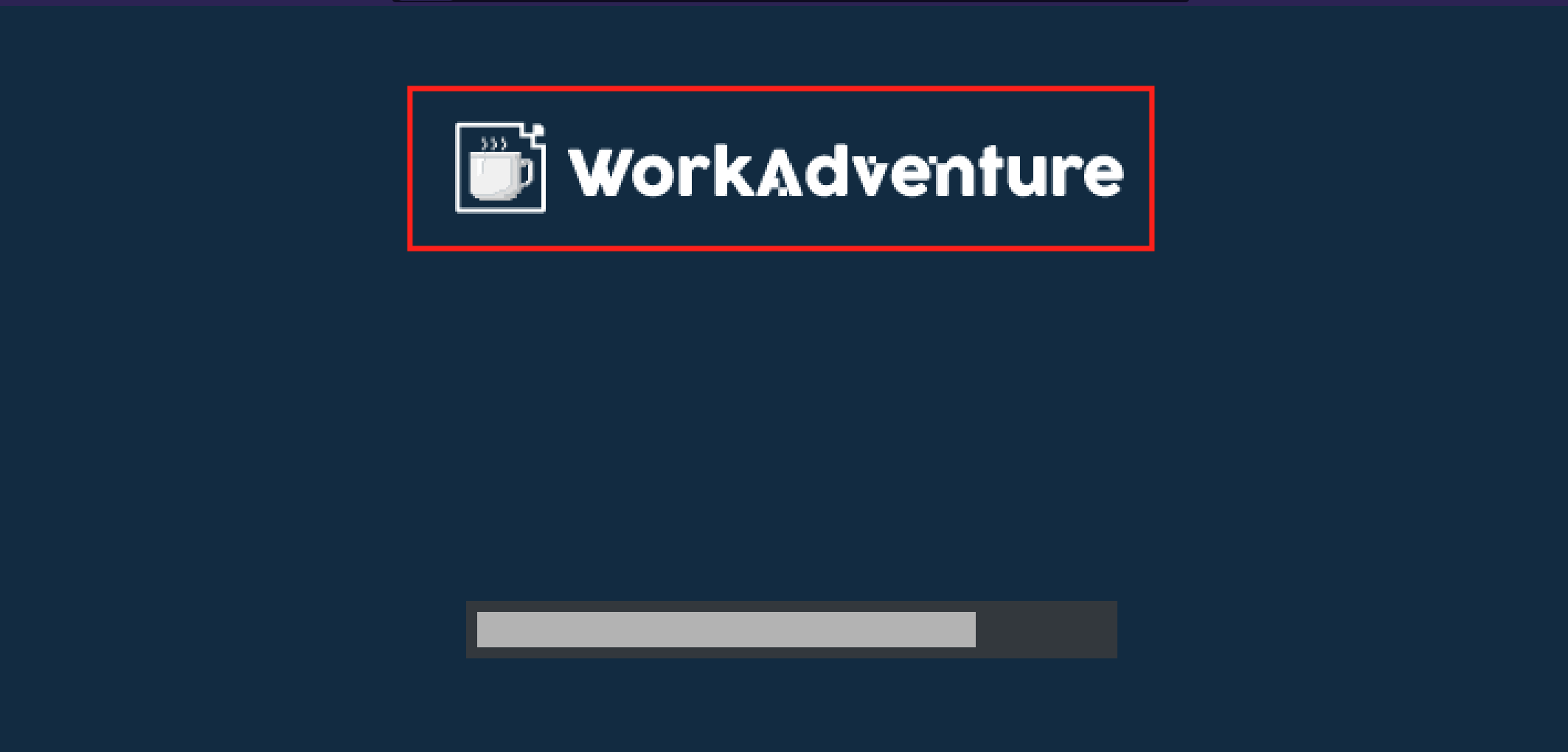 Image of loading screen setting for WorkAdventure white label