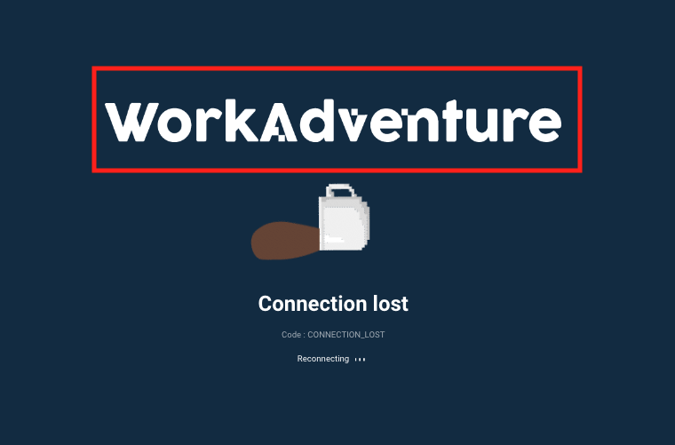 Image of waiting page setting for WorkAdventure white label